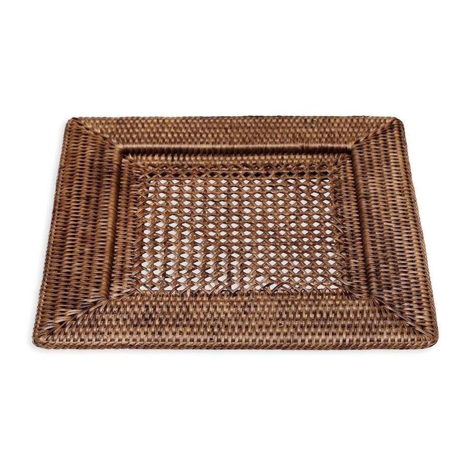 Rattan Square Charger Plate - Image 2