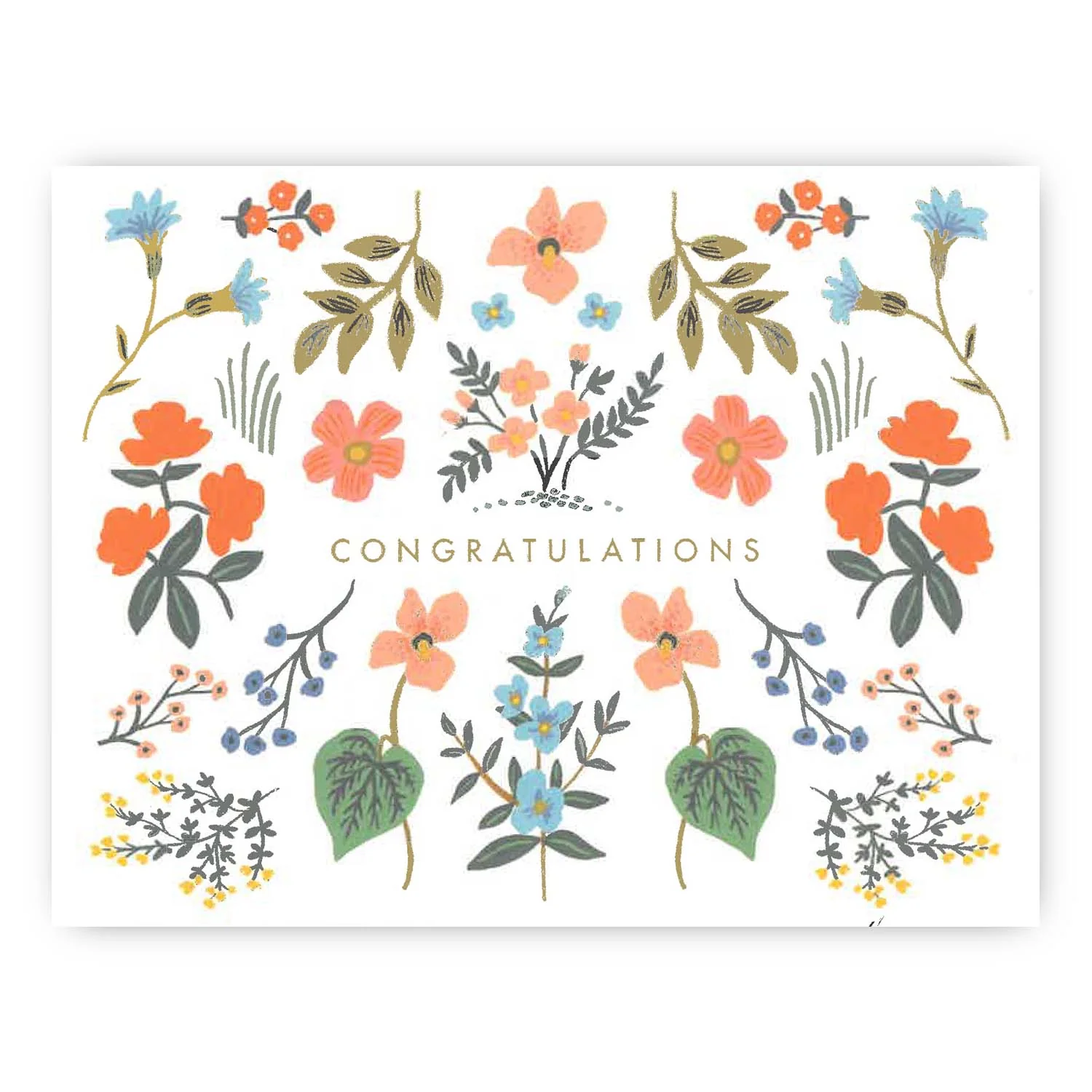 A Wildflowers Congratulations - Blank
