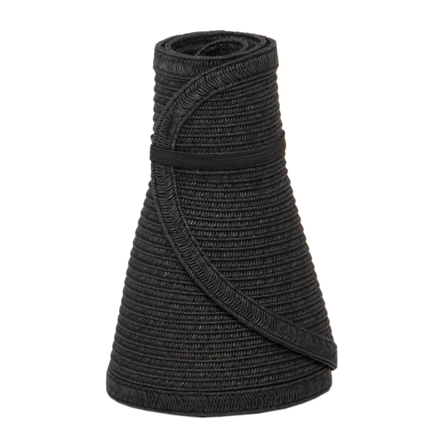 Black Large Brim Sun Hat - Women's - Image 2