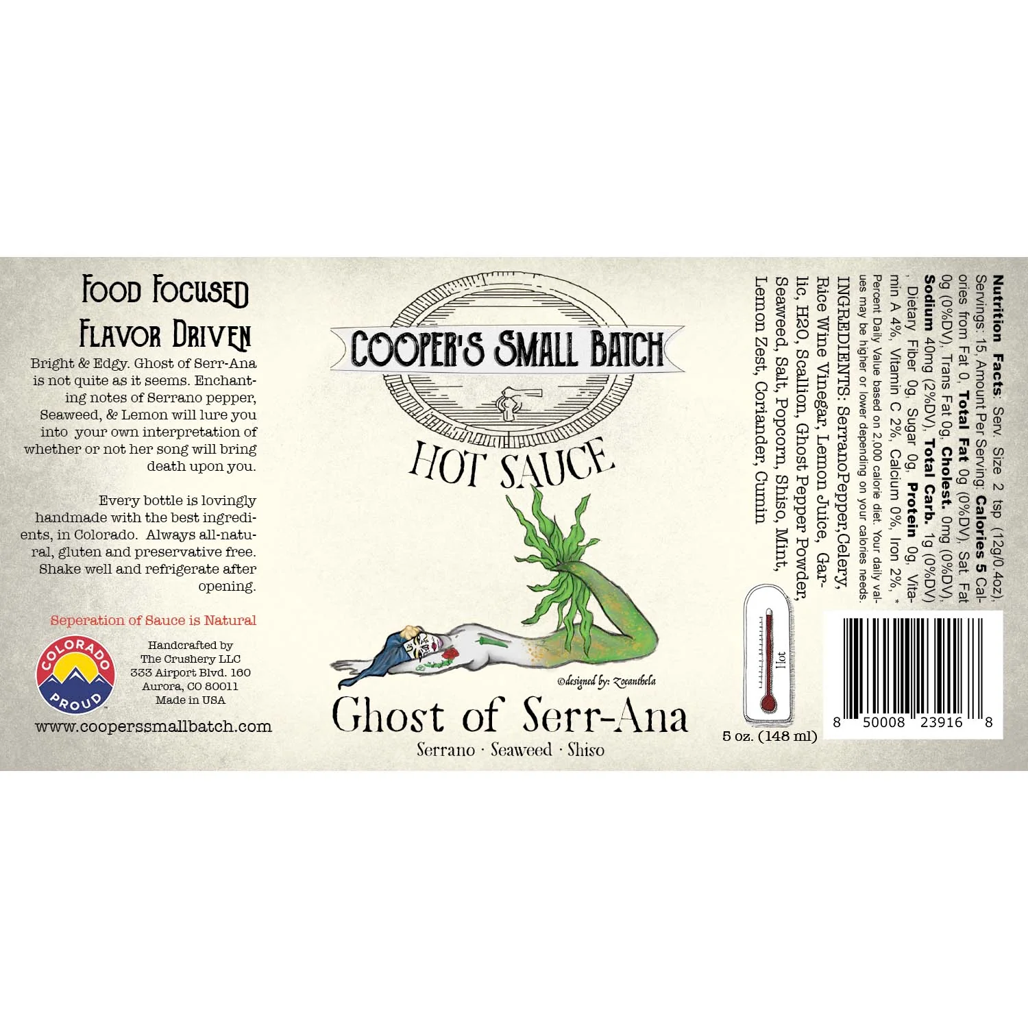 Ghost of Serr-Ana Hot Sauce - Image 2