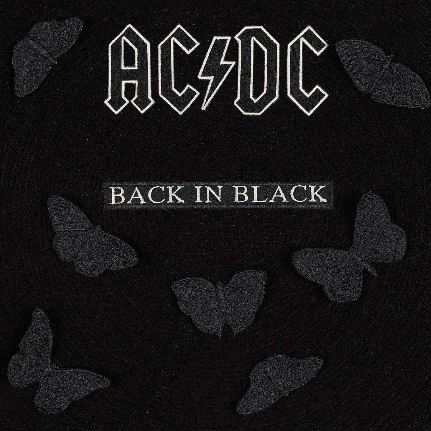 ACDC Back In Black - 12"x12"