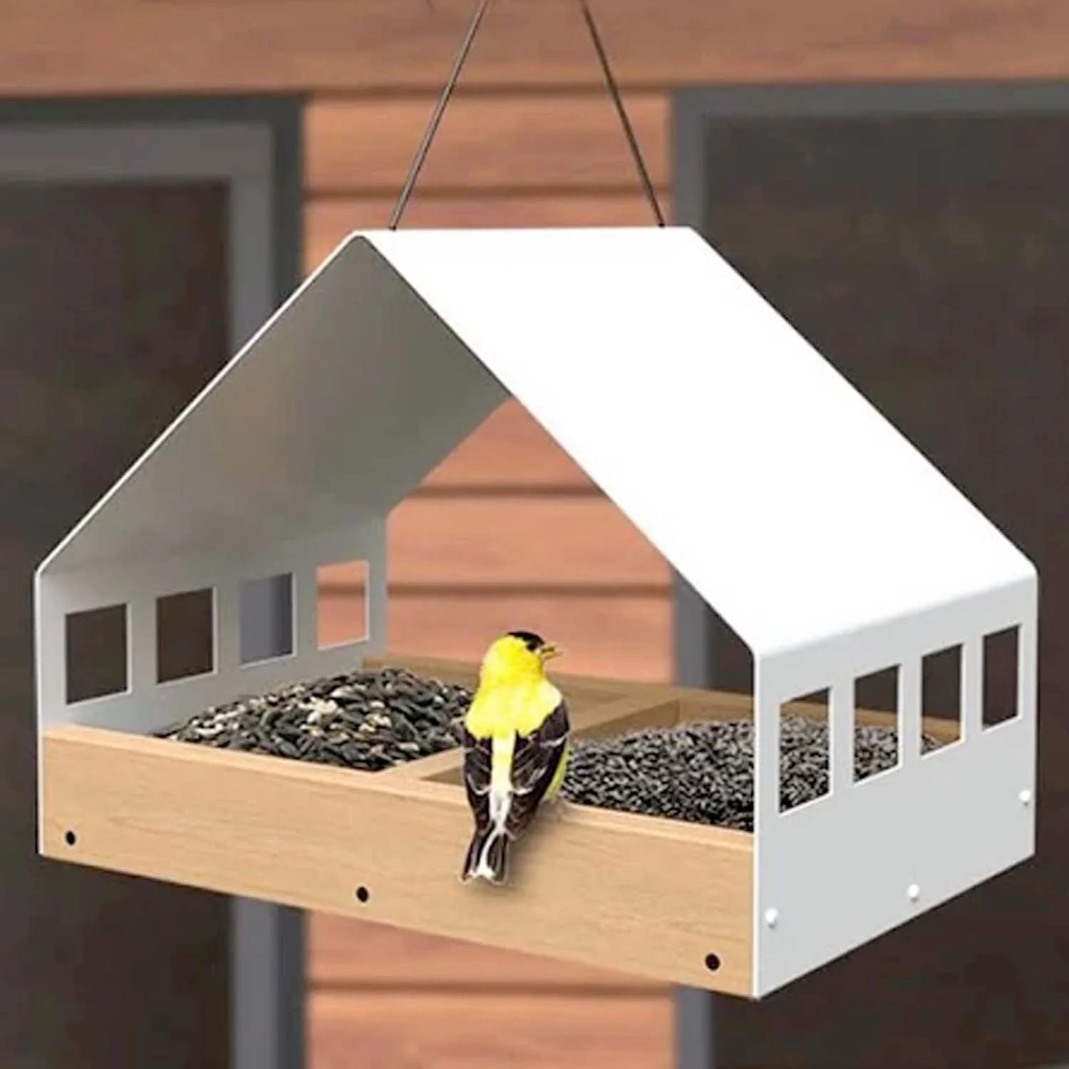 Fly-Thru Bird Platform Feeder - Image 2