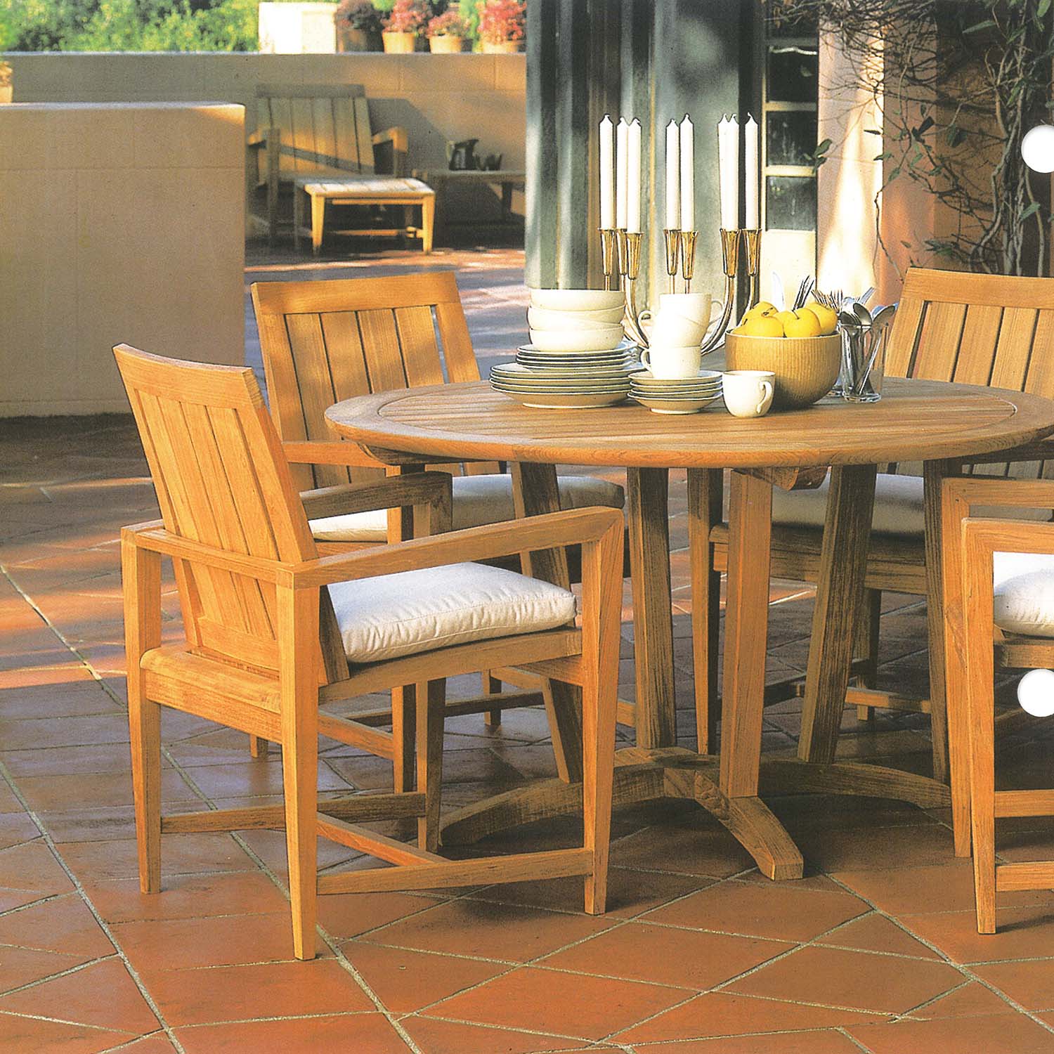 Amalfi Dining Armchair Cushionless - Image 3