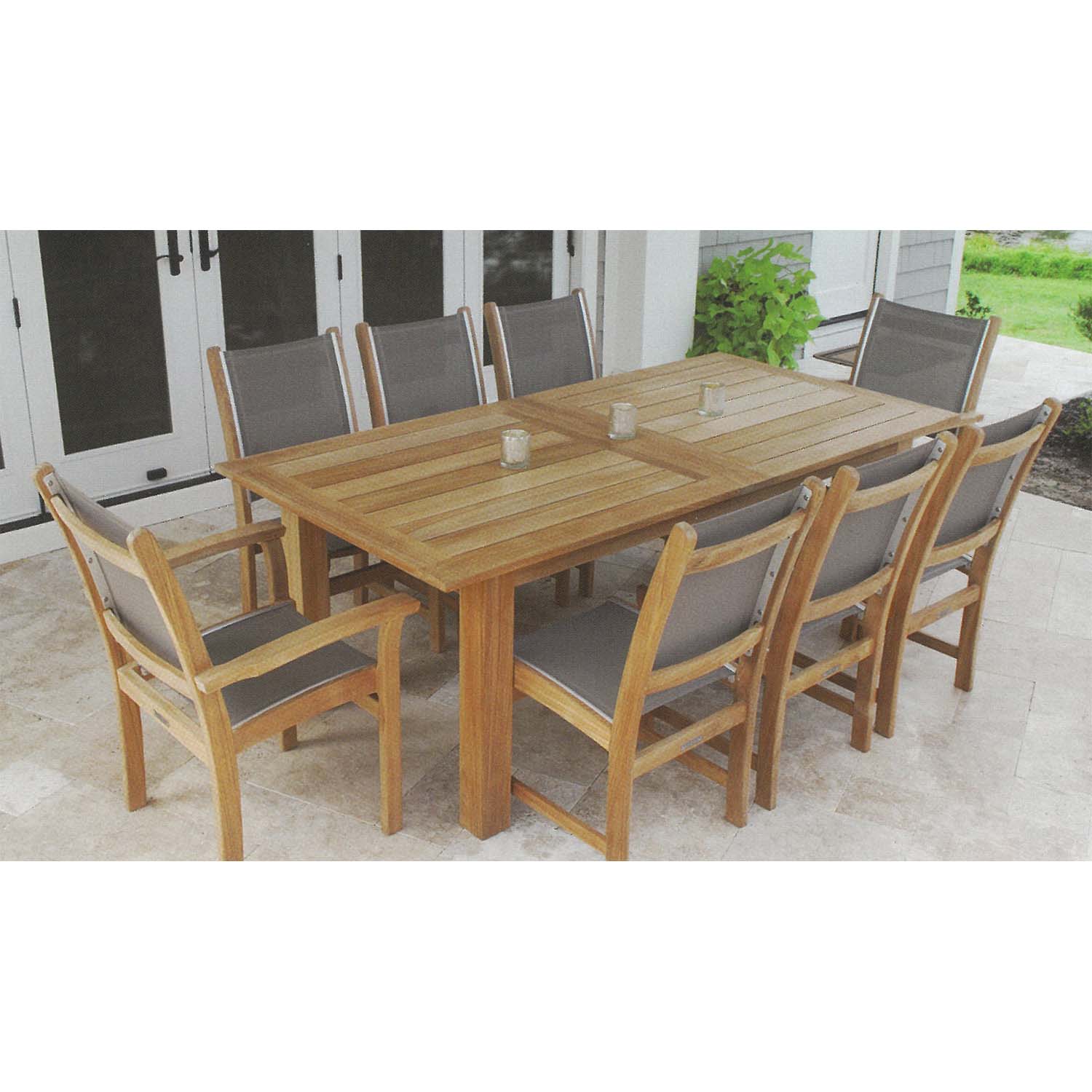 Hyannis Rectangle Extension Dining Table - 102" x 39.5" - Image 2