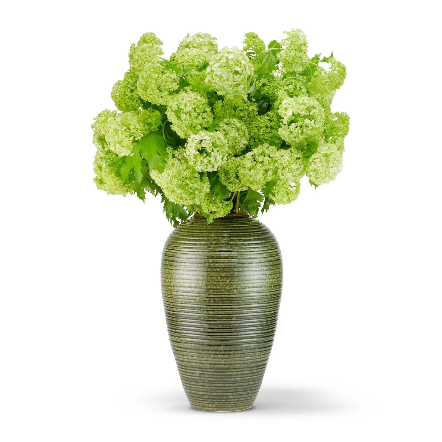 Calinda Tapered Vase Forest Green - 14" Tall - Image 2