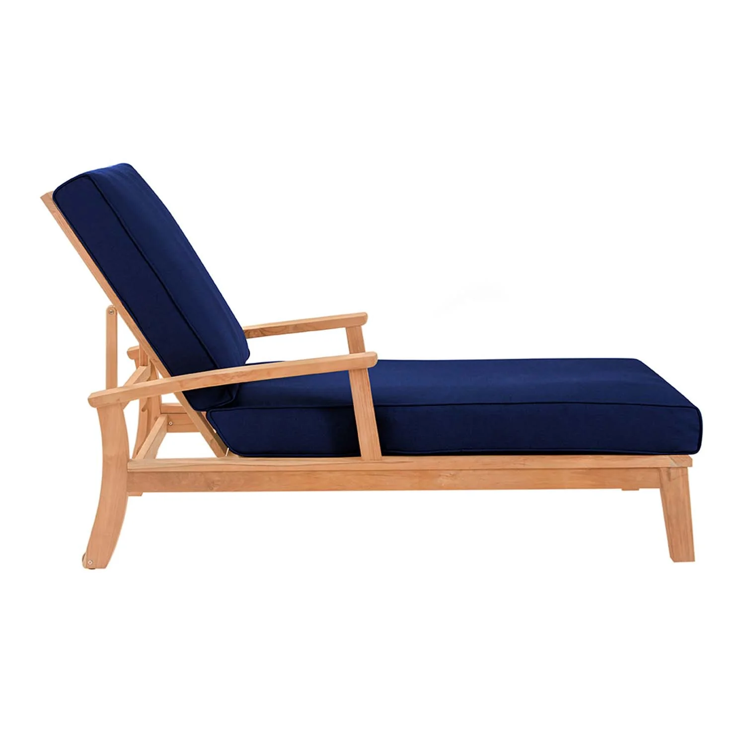Harbor Island Teak Chaise - Image 2