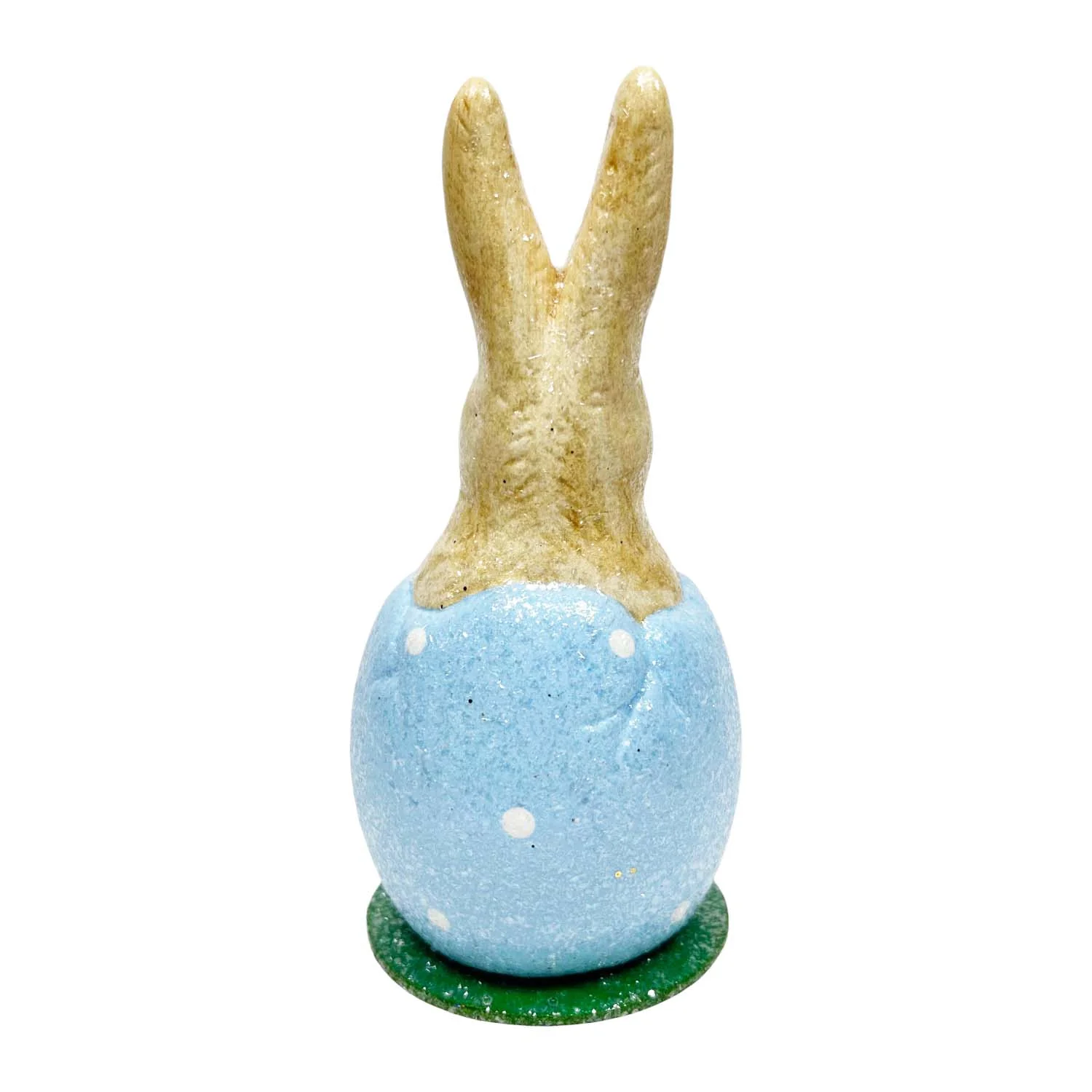 Mini Bunny in Blue Egg Figure - 6.5" Tall - Image 3