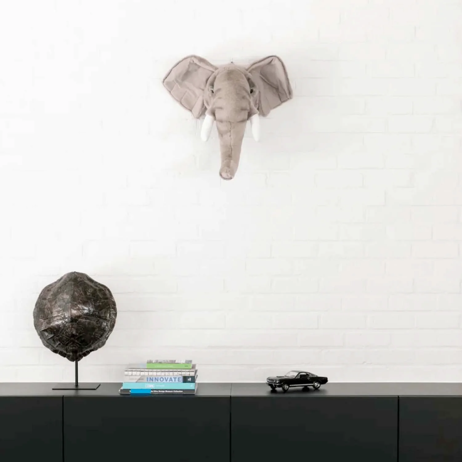 Mr. George Soft Elephant Wall Head - Image 3