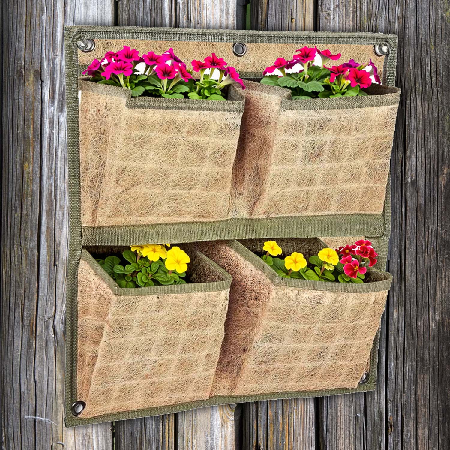 CoCo Wall Planter - 4 Pockets - Image 2