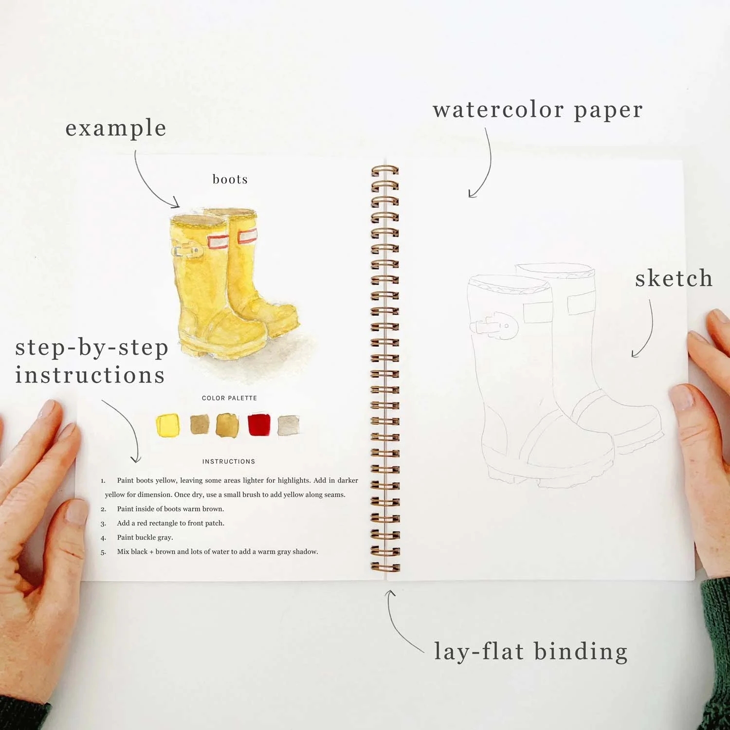 Garden Watercolor WorkBook - Image 2