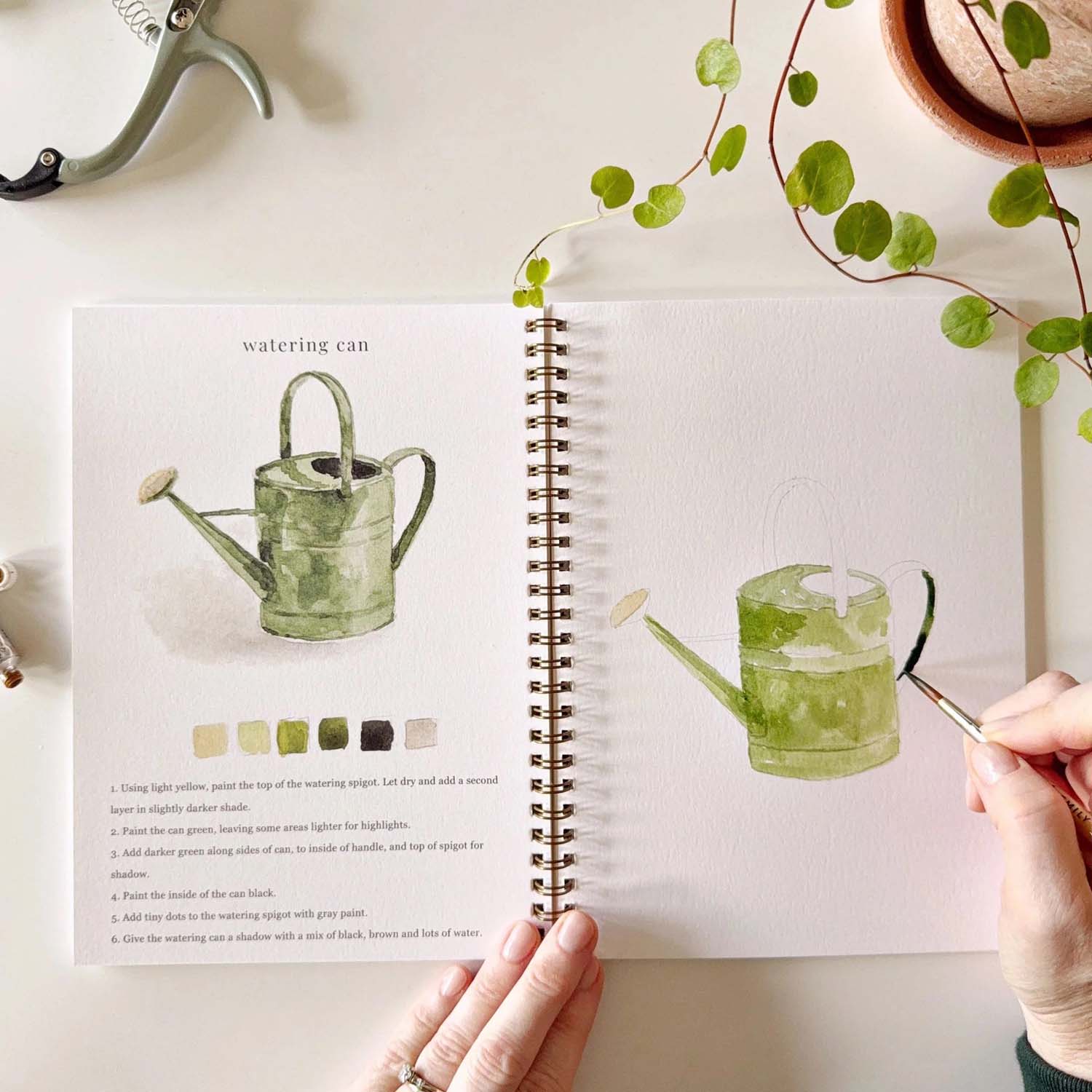 Garden Watercolor WorkBook - Image 3