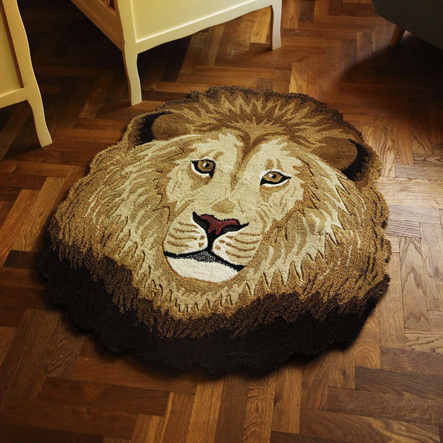 Ari Lion Head Rug - 45" - Image 2