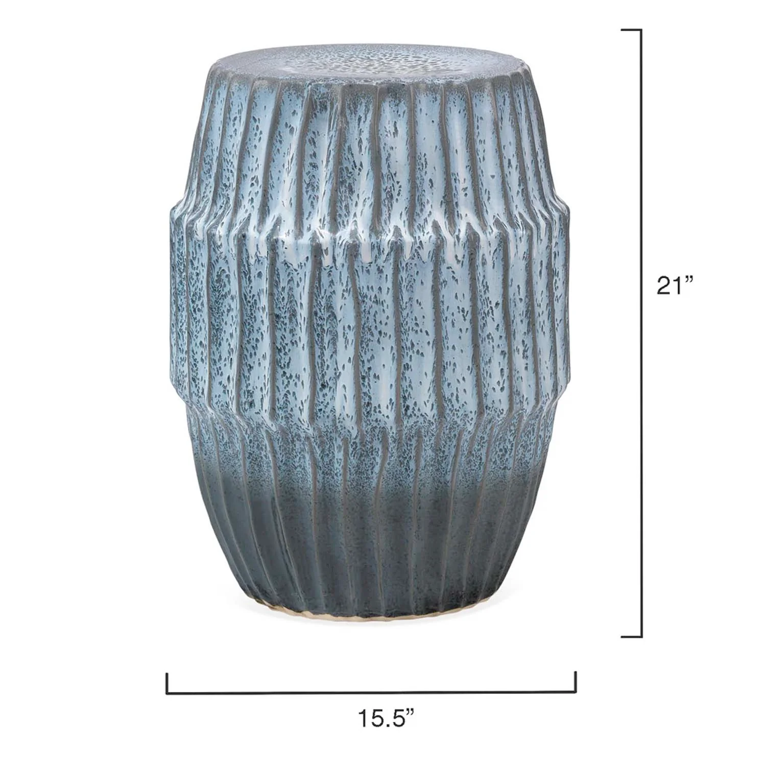 Blue Ombre Algae Side Table - Image 3