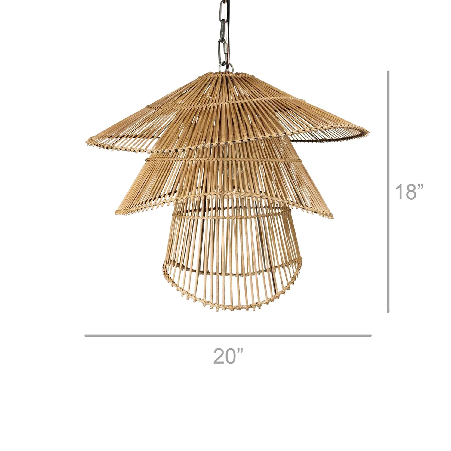 Rattan Cairo Pendant Lamp - Image 2