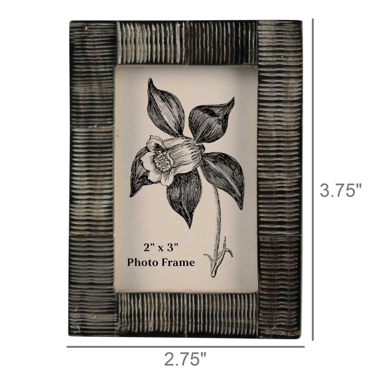 Horn Printed Frame - 2"x3" - Image 2