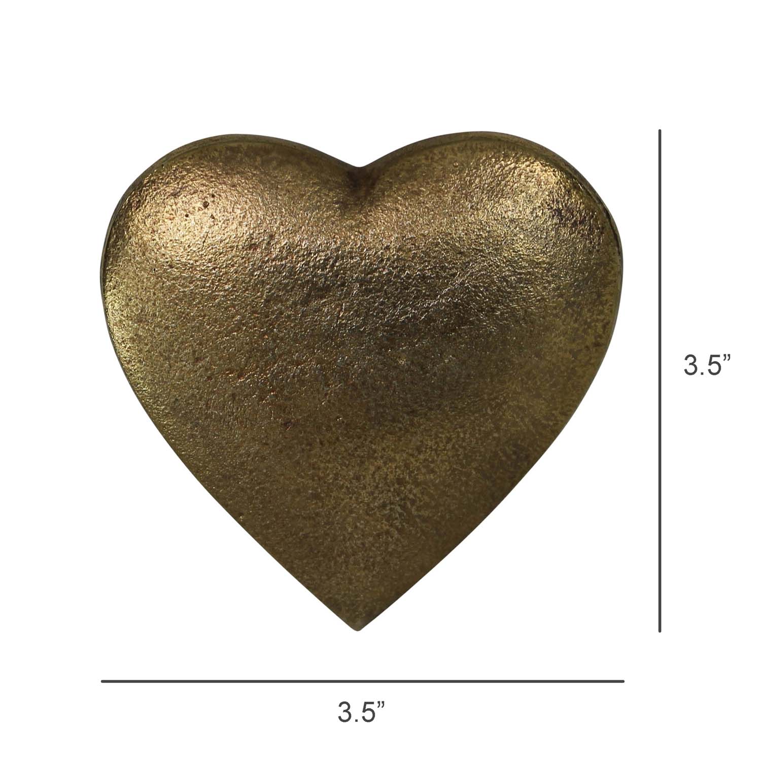 Iron Gold Antique Heart Box - Image 2