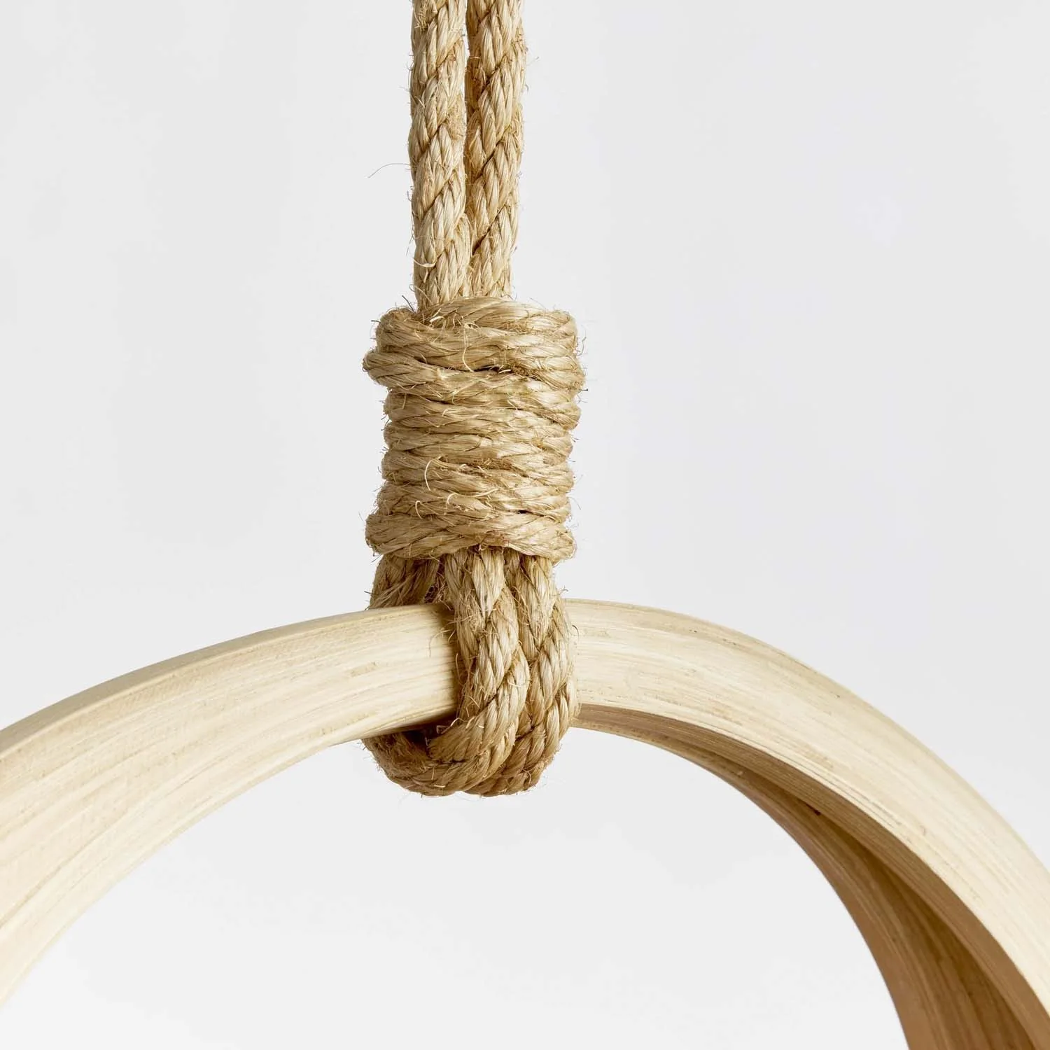 Jayla Bamboo Hanging Basket - Small - Image 3