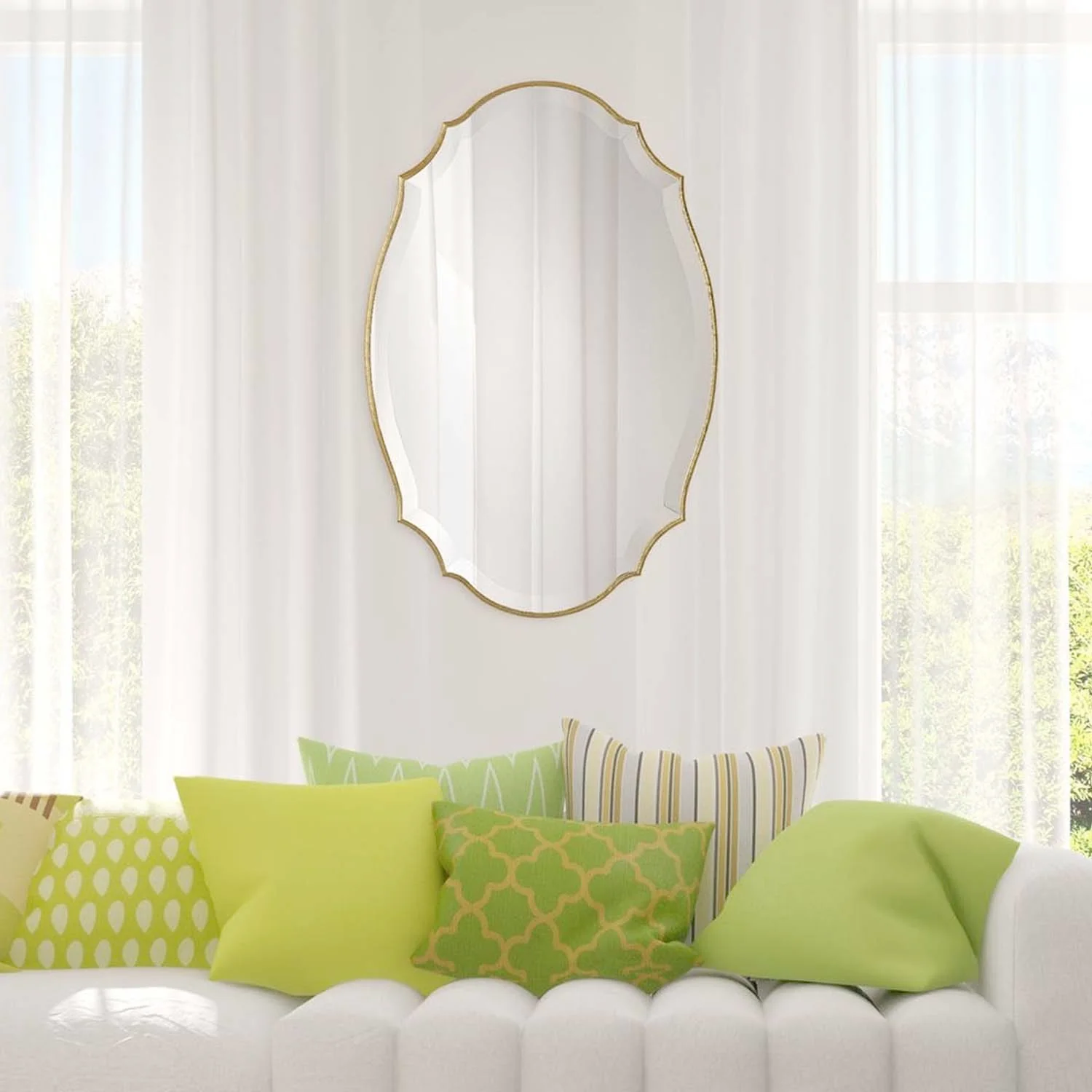 Antique Wall Mirror - Image 2