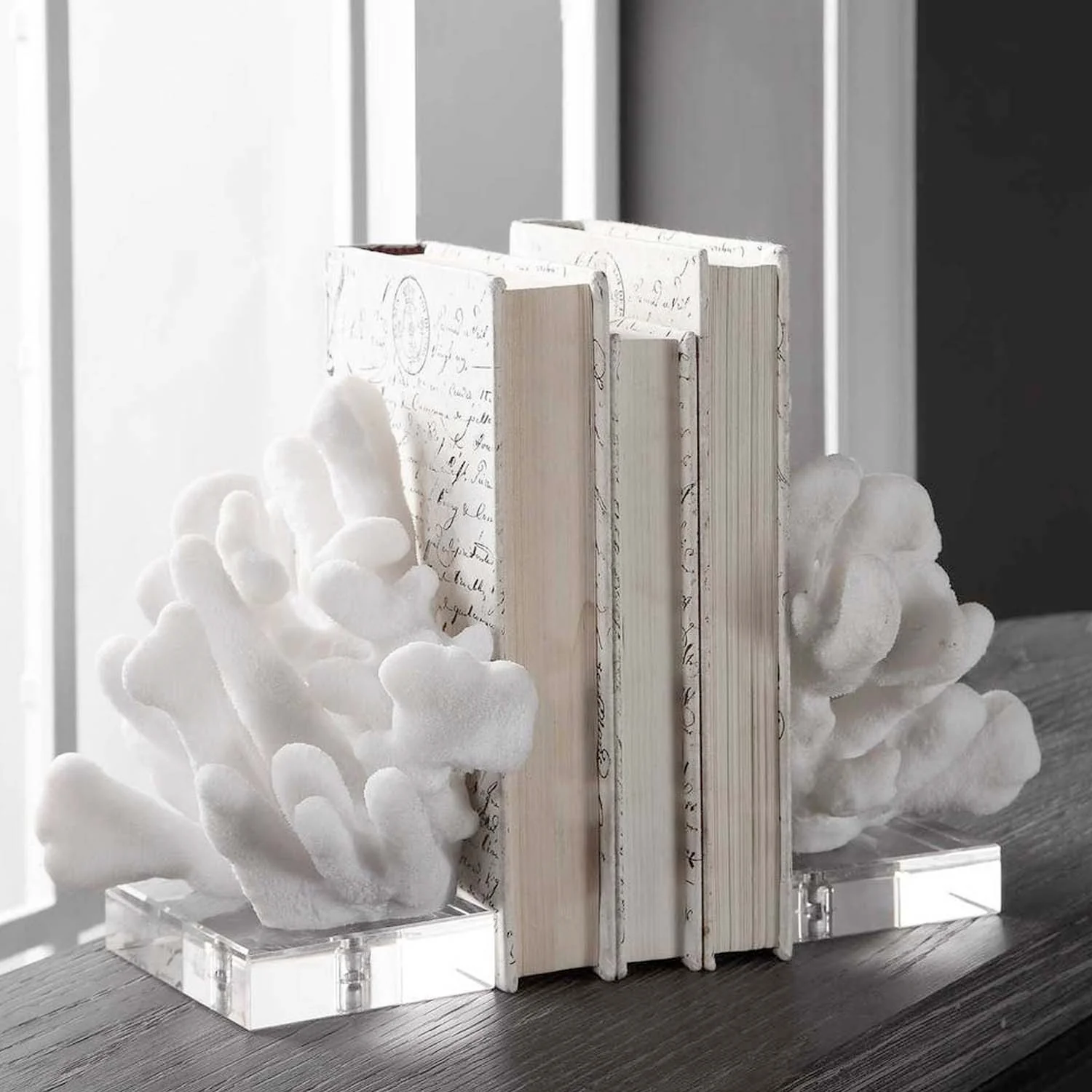 White Coral Bookend - Image 2