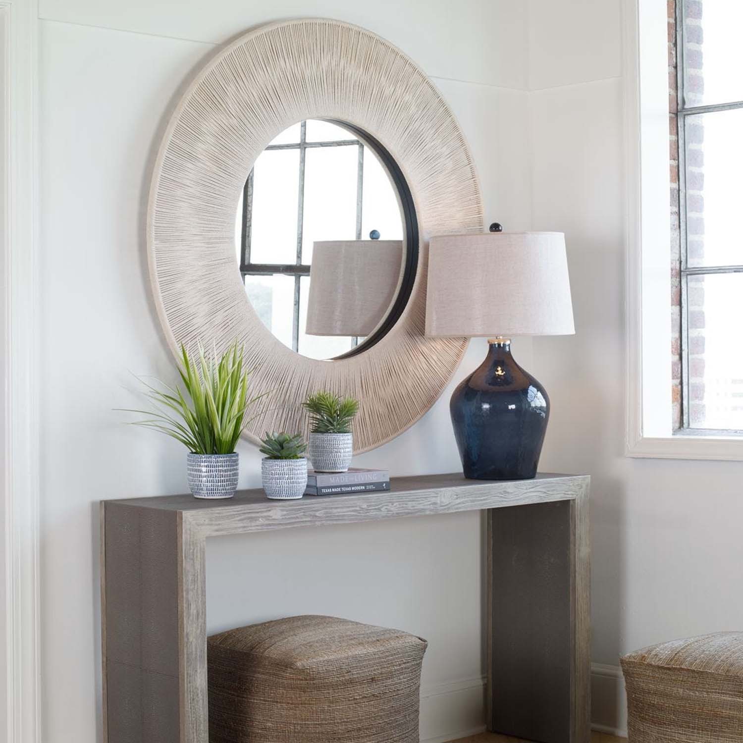 Silver Sailor's Knot Round Mirror - Image 2