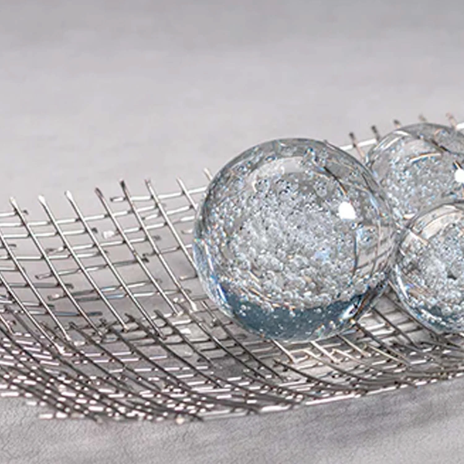 Crystal Fill Ball with Bubbles - 3.95" - Image 2