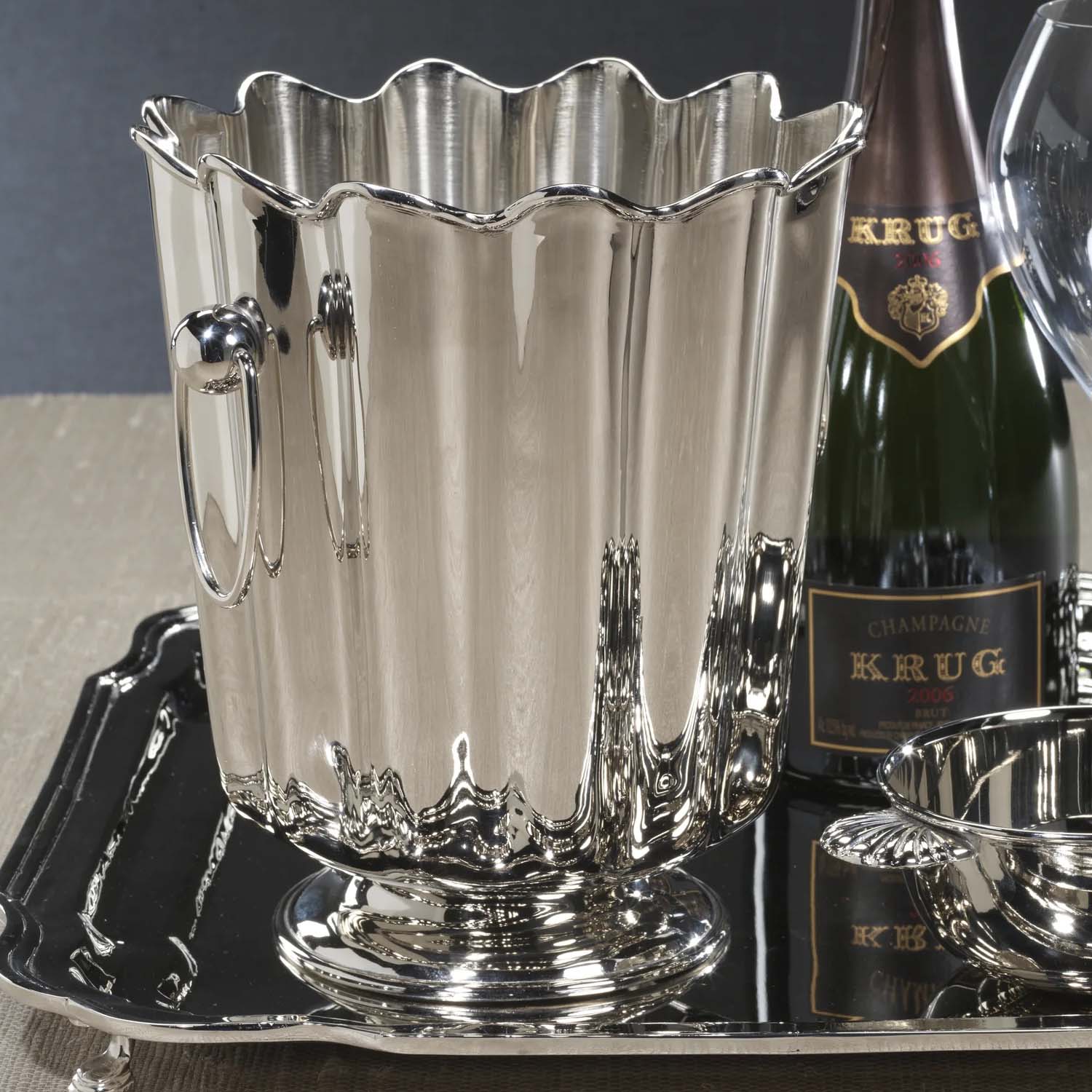 Silver Orleans Wine / Champagne Bucket - Image 2