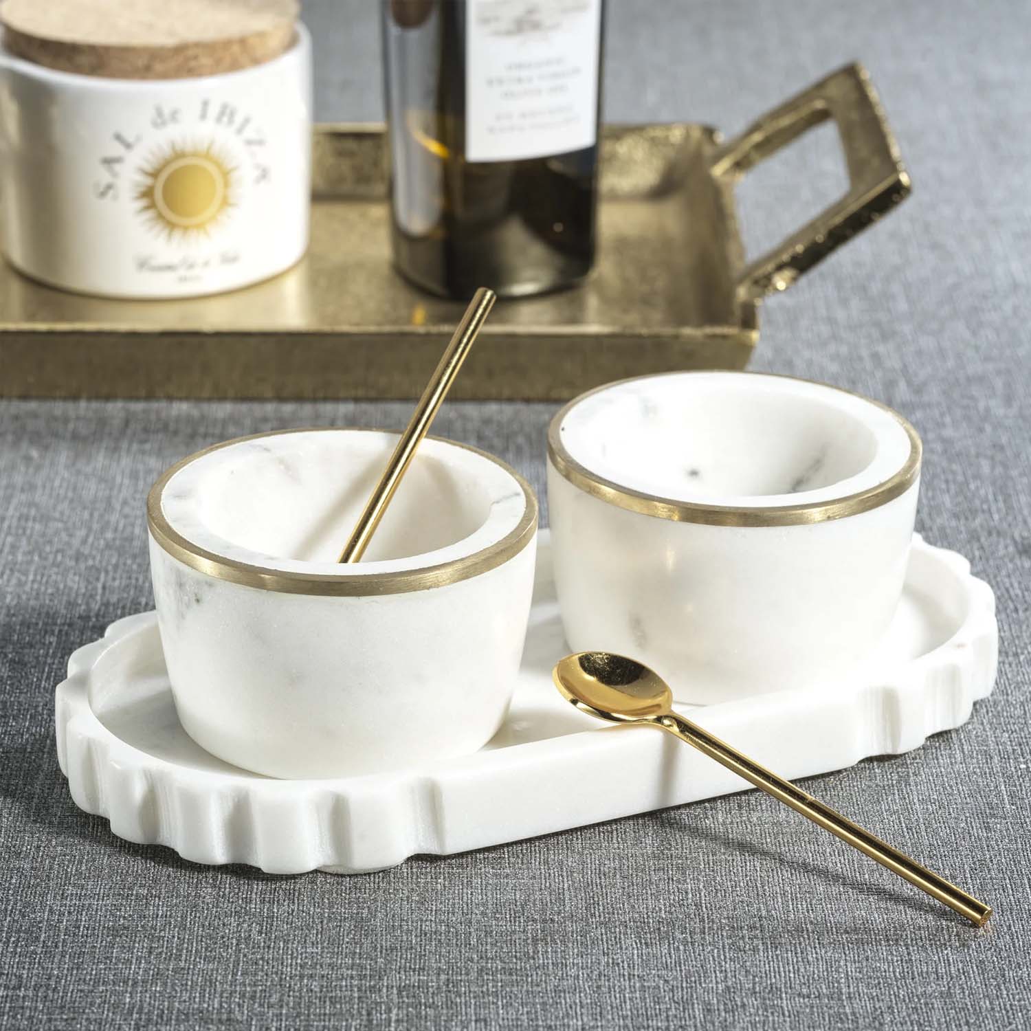 Marble Condiment Set - Image 2