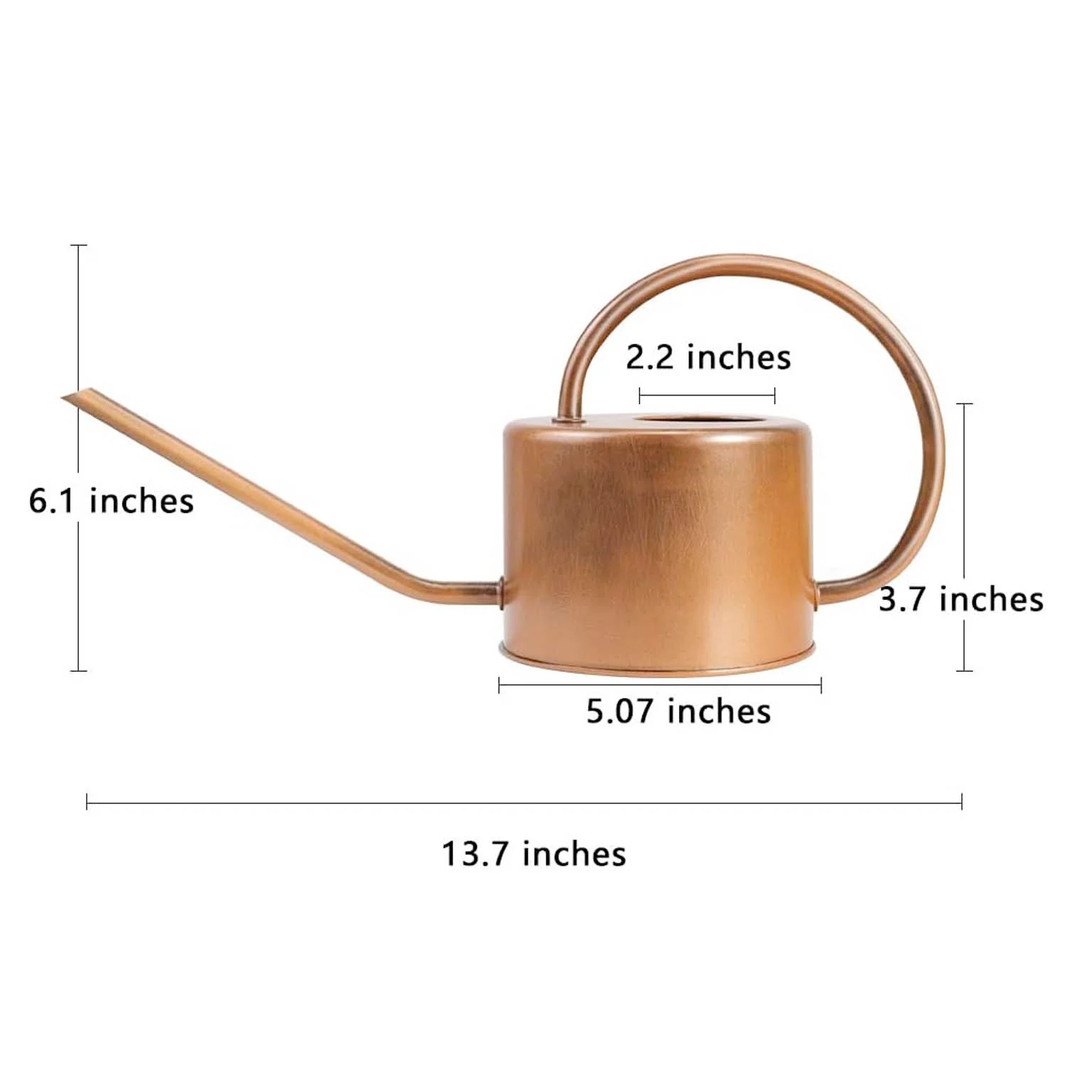 Copper Watering Can - 40oz - Image 2