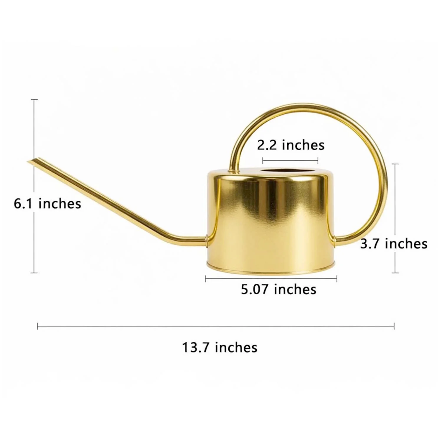 Gold Watering Can - 40oz - Image 2